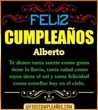 Frases de Cumpleaños Alberto